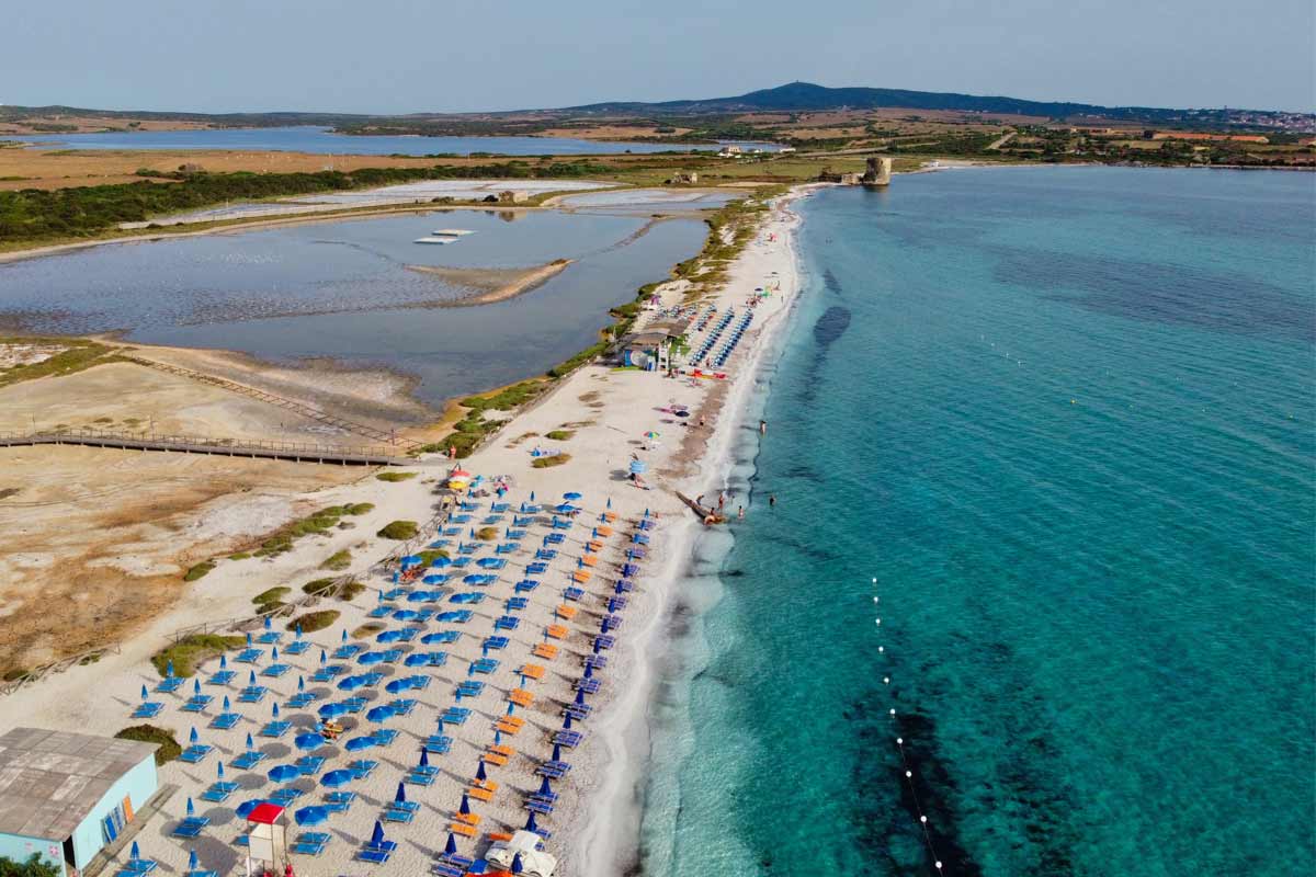 spiaggia le Saline in Sardegna