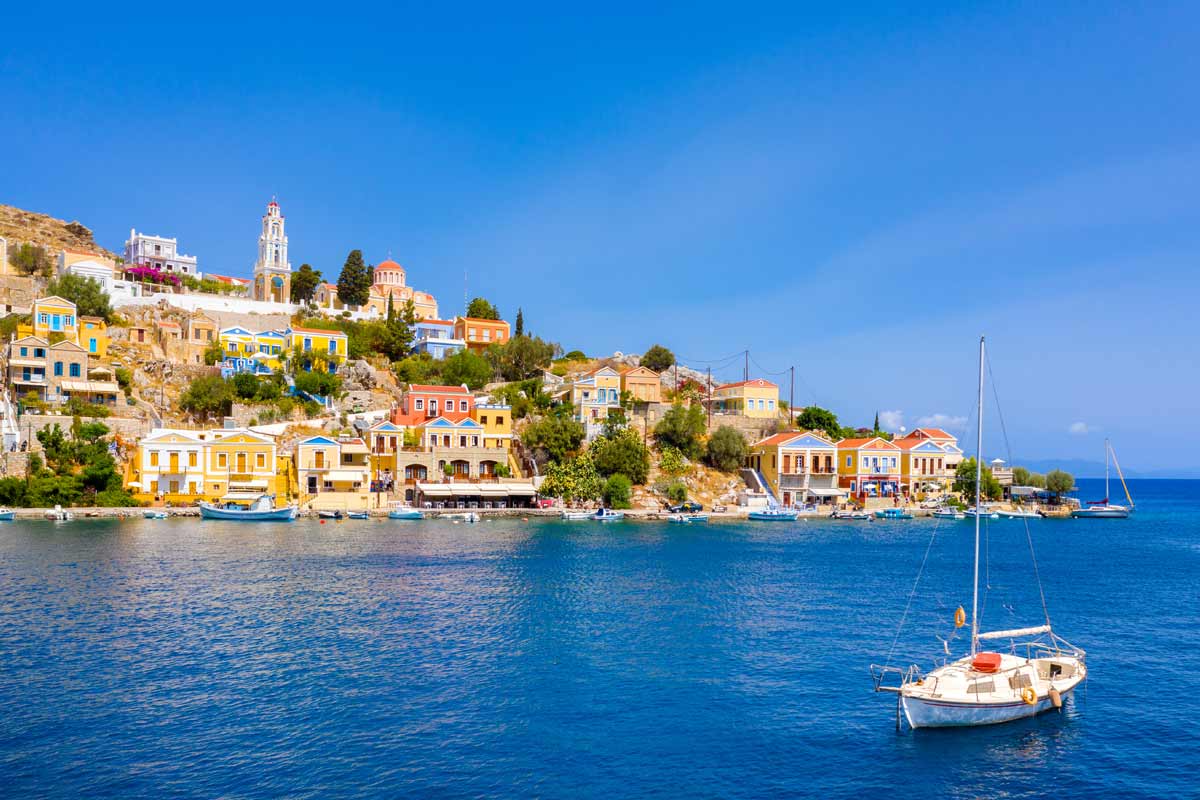 isola di Simi in Grecia