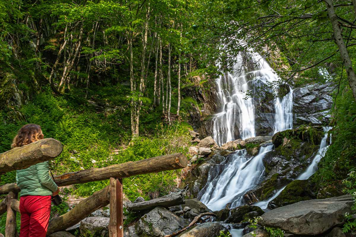 cascate del Saut in Valle Pesio