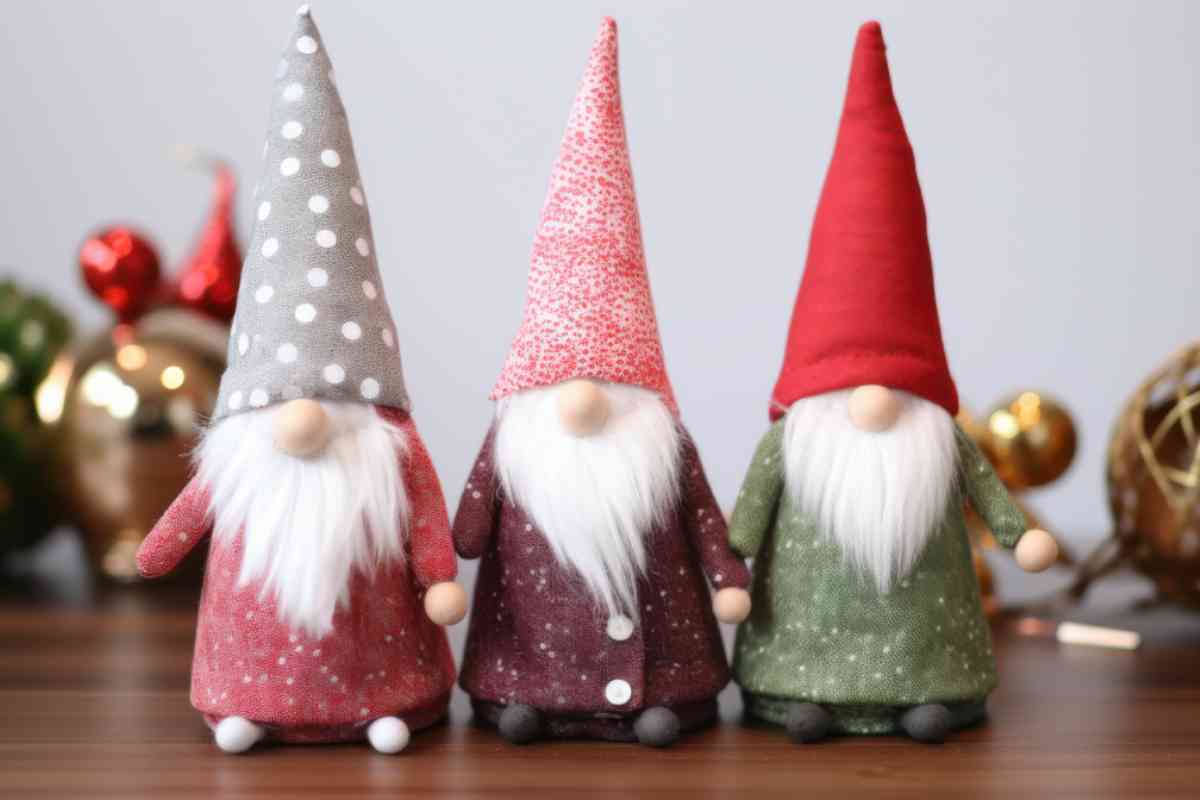 Gnomi di natale fai da te