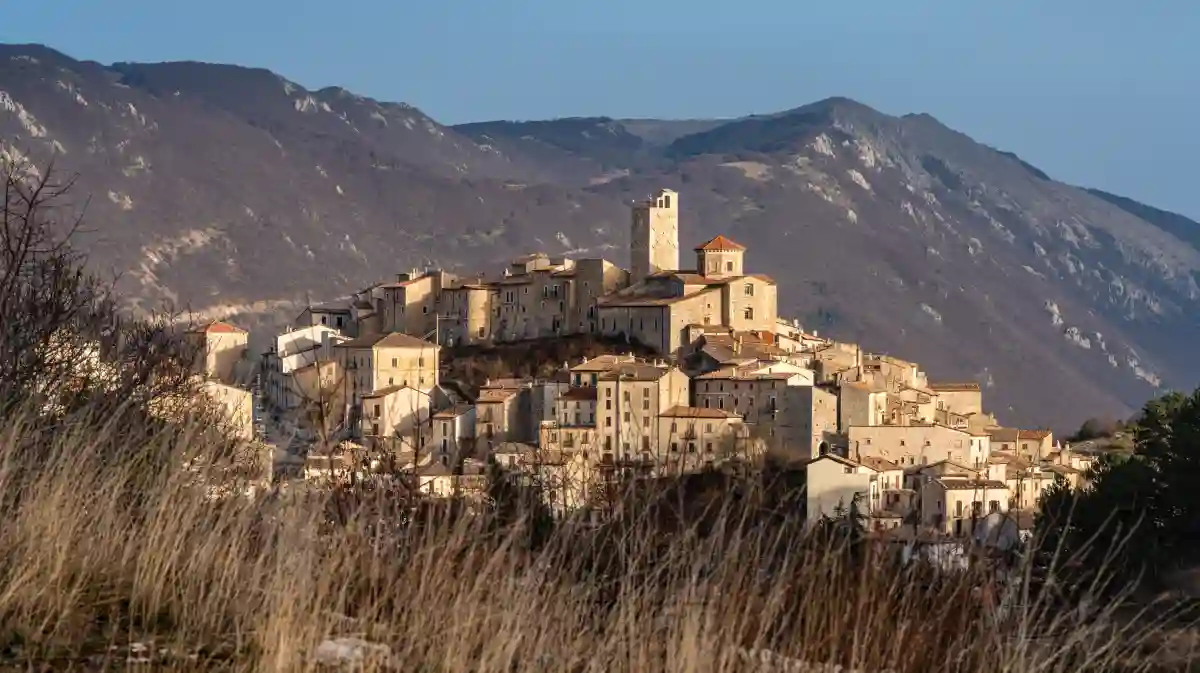 Castel del Monte d'inverno, Abruzzo