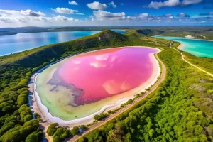 Lago Hillier in Australia