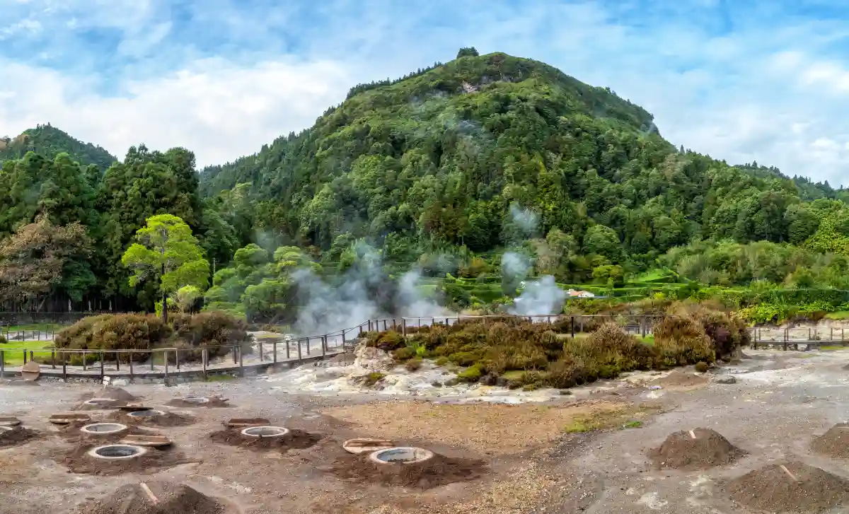 sorgenti di acqua bollente di Furnas
