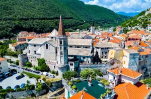 vista su Finalborgo in Liguria