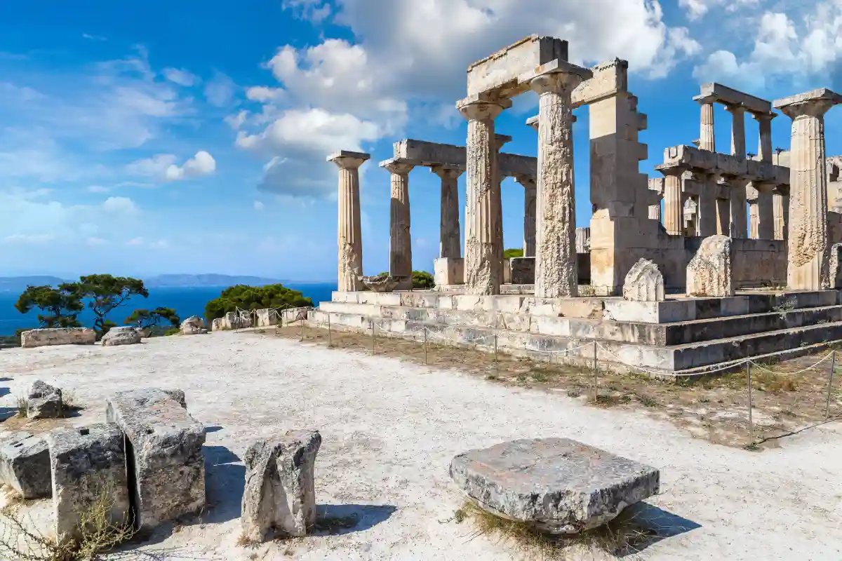 Tempio di Afaia sull'isola di Egina