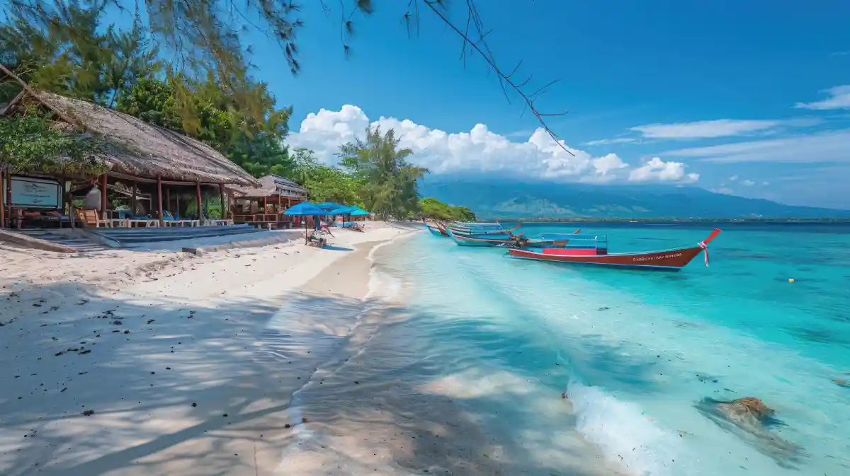 spiaggia sulle isole Gili