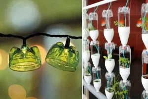 riciclo creativo con bottiglie di plastica