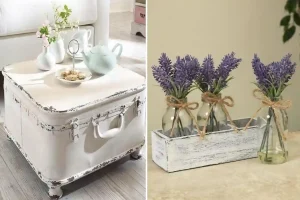 riciclo creativo di oggetti dimenticati in stile shabby chic