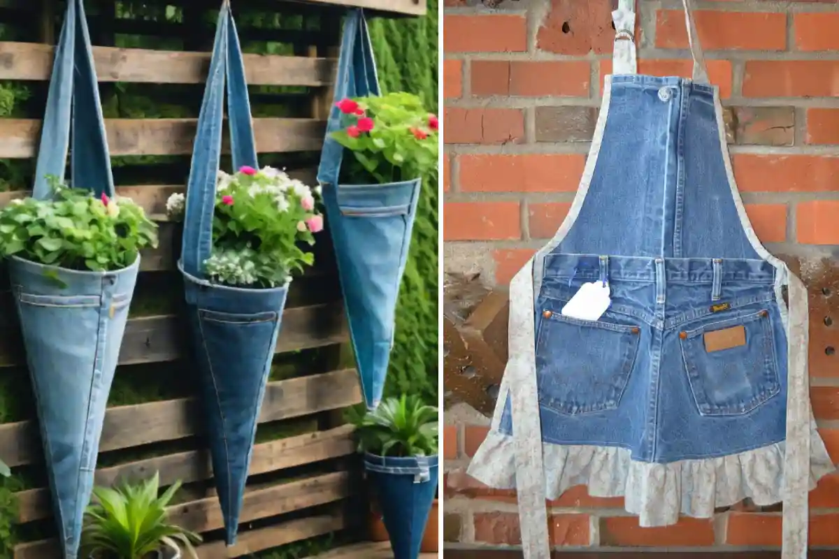 riciclo creativo vecchi jeans