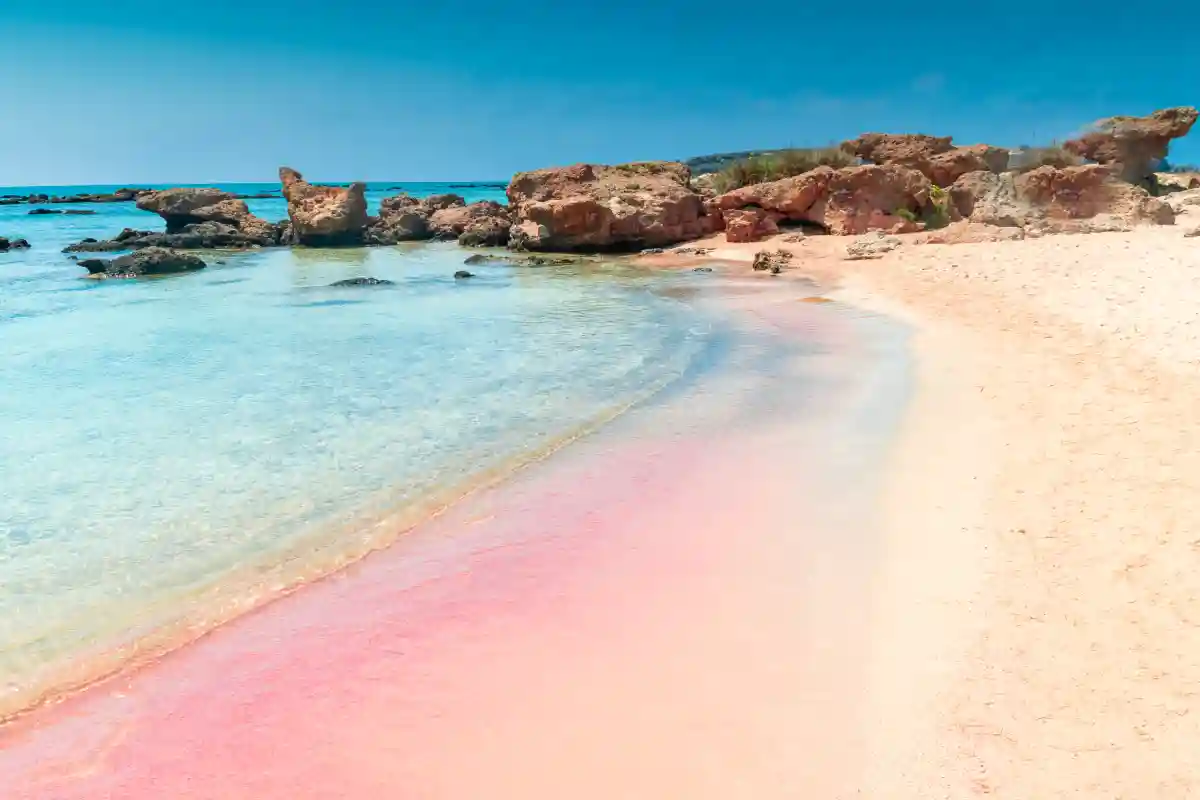 spiaggia rosa di Elafonissi a Creta
