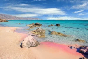 spiaggia di Elafonissi sull'isola di Creta
