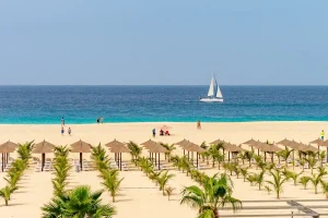 spiaggia sull'isola di Sal, Capo Verde