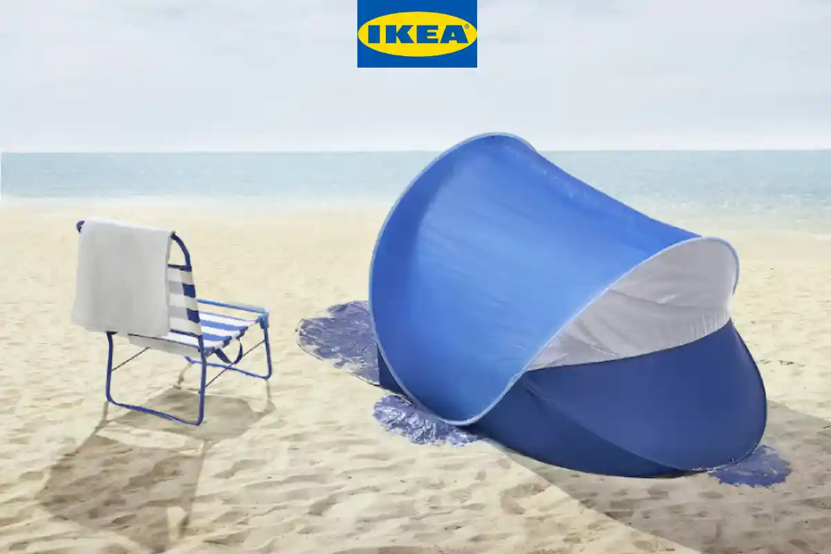 tenda IKEA STRANDÖN sulla spiaggia